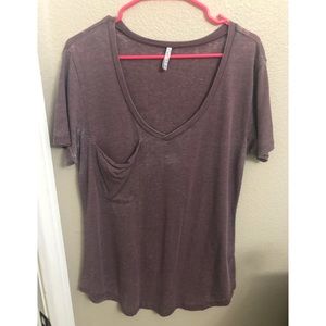 Maroon Z Supply Tee